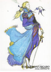 Final Fantasy Art Museum Trading Card - #336 Normal Art Museum Edgar Roni Figaro (Final Fantasy VI) (Edgar Roni Figaro) - Cherden's Doujinshi Shop - 1
