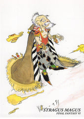 Final Fantasy Art Museum Trading Card - #344 Normal Art Museum Stragus Magus (Final Fantasy VI) (Strago Magus) - Cherden's Doujinshi Shop - 1