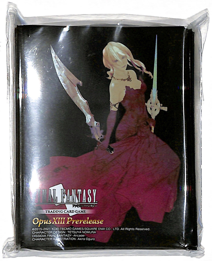 Final Fantasy Trading Card Game Trading Card Sleeve - Opus XIII Prerelease Party Japanese Edition Participant Prize: Lightning Sleeves (Lightning) - Cherden's Doujinshi Shop - 1