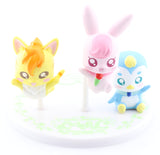 glitter-force-healin-good-precure-cutie-figure:-4.-rabirin-&-nyatoran-&-pegitan-rabirin - 2