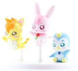 glitter-force-healin-good-precure-cutie-figure:-4.-rabirin-&-nyatoran-&-pegitan-rabirin - 3