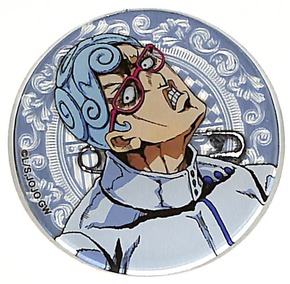 JoJo's Bizarre Adventure Pin - Fortune Acrylic Badge Jojo Cafe in SPINNS Cafe Harajuku Ghiaccio (Ghiaccio) - Cherden's Doujinshi Shop - 1