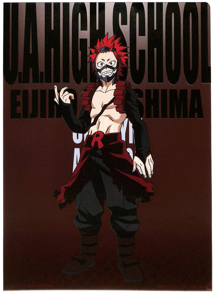 My Hero Academia Clear File - Ichiban Kuji A4 Clear File Hero vs Villains Prize I Eijiro Kirishima (Eijiro Kirishima) - Cherden's Doujinshi Shop - 1