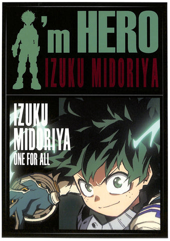 My Hero Academia Sticker - Ichiban Kuji A5 Sticker Hero vs Villains Prize I Izuku Midoriya (Izuku Midoriya) - Cherden's Doujinshi Shop - 1