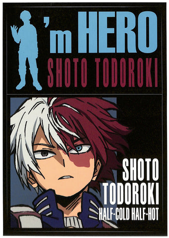 My Hero Academia Sticker - Ichiban Kuji A5 Sticker Hero vs Villains Prize I Shoto Todoroki (Shoto Todoroki) - Cherden's Doujinshi Shop - 1