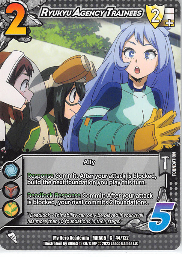 My Hero Academia Trading Card - MHA05 44/122 C UniVersus Ryukyu Agency Trainees (Nejire Hado) - Cherden's Doujinshi Shop - 1