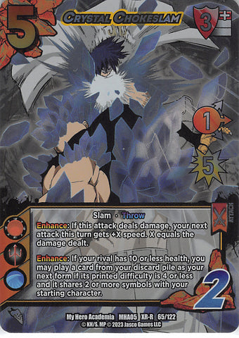 My Hero Academia Trading Card - MHA05 65/122 XR-R UniVersus  (FOIL) Crystal Chokeslam (Tamaki Amajiki) - Cherden's Doujinshi Shop - 1