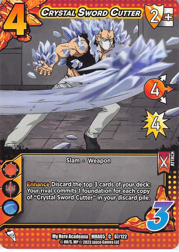 My Hero Academia Trading Card - MHA05 67/122 C UniVersus Crystal Sword Cutter (Yu Hojo) - Cherden's Doujinshi Shop - 1