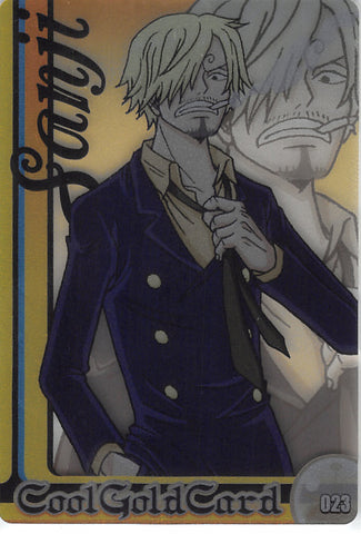 One Piece Trading Card - OPCG-05-023 FOIL Wafer Choco Cool Gold Card: Sanji (Sanji) - Cherden's Doujinshi Shop - 1