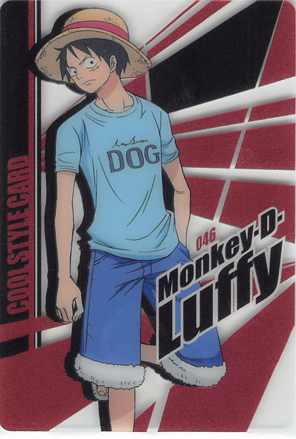 One Piece Trading Card - OPCS-01-046 FOIL Wafer Choco Cool Style Card: Monkey D. Luffy (Luffy) - Cherden's Doujinshi Shop - 1