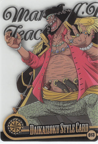 One Piece Trading Card - OPDS-13-013 Normal Wafer Choco Daikaizoku Style Card: Marshall D. Teach (Marshall D. Teach) - Cherden's Doujinshi Shop - 1