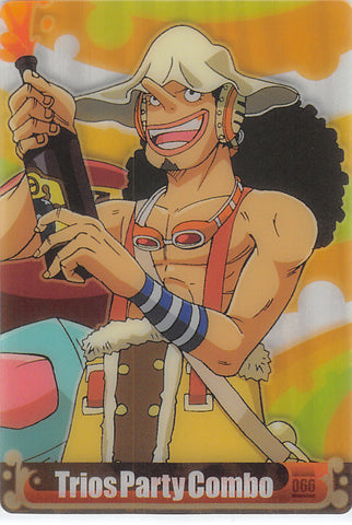 One Piece Trading Card - OPTP-09-066 Normal Wafer Choco Trios Party Combo: Usopp (Usopp) - Cherden's Doujinshi Shop - 1