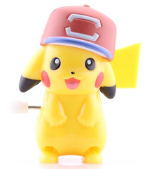 Pokemon Figurine - Ash's Pikachu Alola Cap Version Wind-Up Toy Figurine (Tokotoko Pikachu Movie 20th Ver.) (Pikachu) - Cherden's Doujinshi Shop - 1