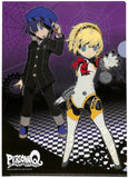 Persona Q: Shadow of Labyrinth Clear File - ebten Promo Persona Q Shadow of the Labyrinth A4 Clear File Naoto Shirogane Aigis Yukiko Amagi and Mitsuru Kirijo (Naoto Shirogane) - Cherden's Doujinshi Shop - 1