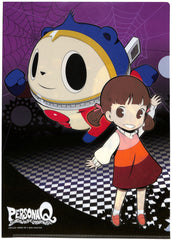 Persona Q: Shadow of Labyrinth Clear File - ebten Promo Persona Q Shadow of the Labyrinth A4 Clear File Teddie Nanako Dojima Zen and Rei (Teddie) - Cherden's Doujinshi Shop - 1