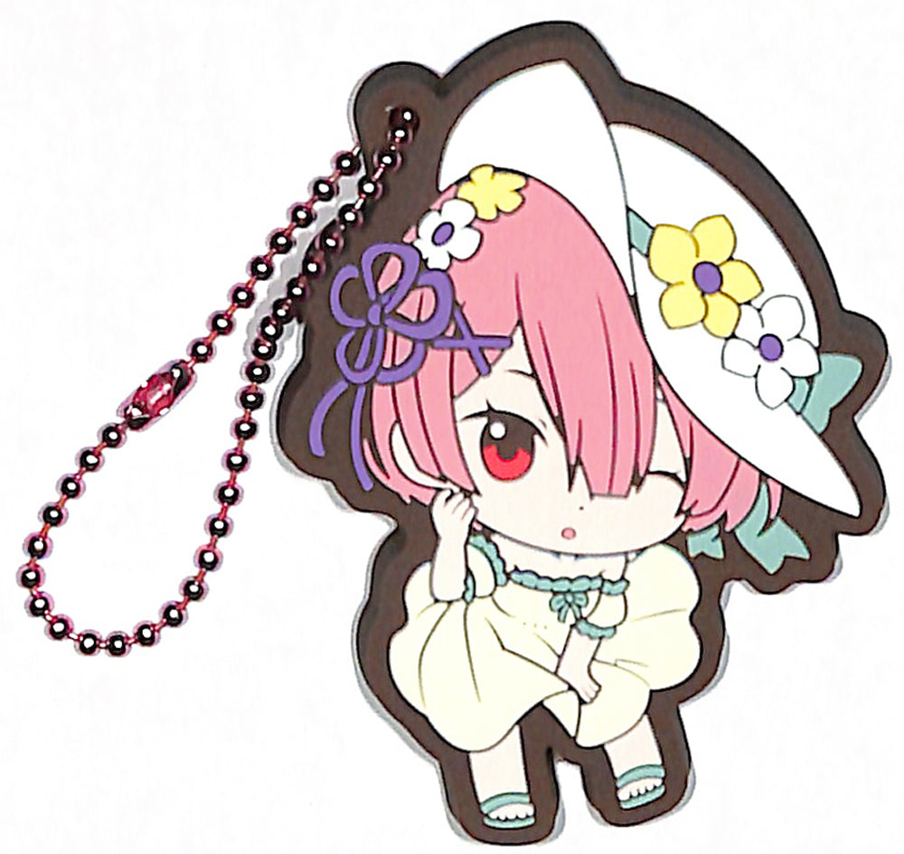 Re:Zero Strap - Gashapon Kuji B Prize Re:Zero Rem&Ram 3 Rubber Strap Ram Sundress (Ram) - Cherden's Doujinshi Shop - 1