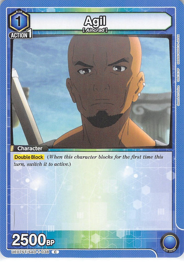 Sword Art Online Trading Card - UE07ST/SAO-1-038 C Union Arena Agil (Agil) - Cherden's Doujinshi Shop - 1