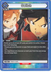 Sword Art Online Trading Card - UE07ST/SAO-1-109 R Union Arena Switch (Kirito x Asuna) - Cherden's Doujinshi Shop - 1