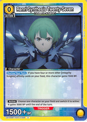 Sword Art Online Trading Card - UEX06BT/SAO-2-008 U Union Arena Renri Synthesis Twenty-Seven (Renly) - Cherden's Doujinshi Shop - 1