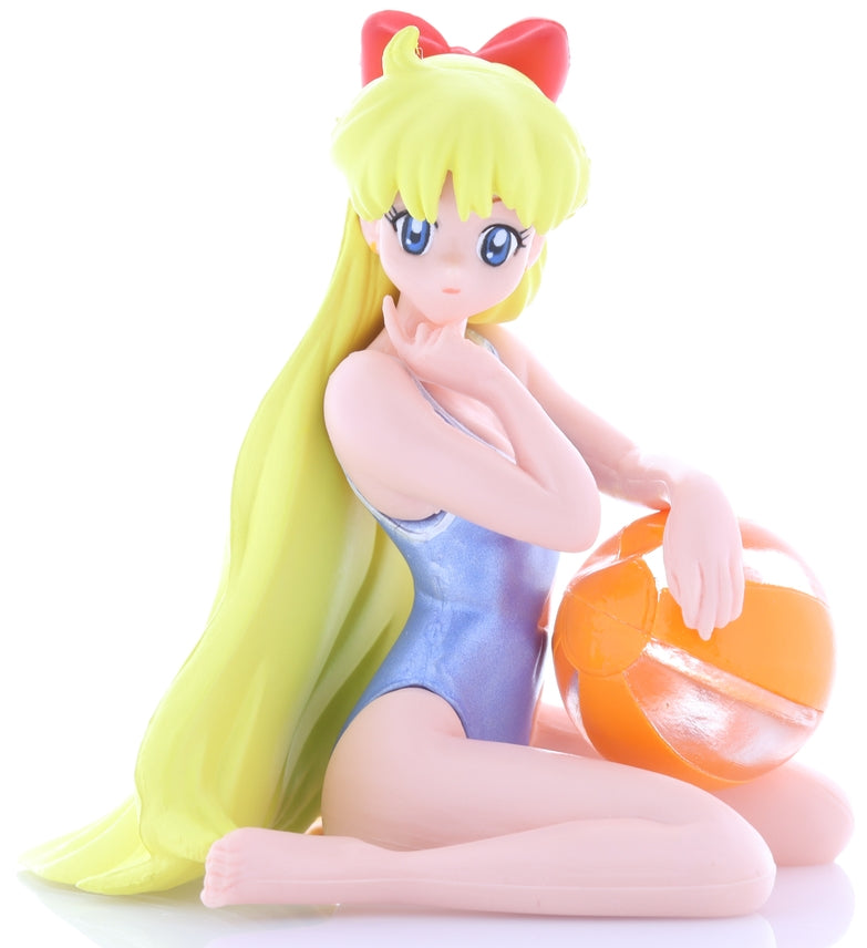 Sailor Moon Figurine - HGIF Sailor Moon World 4: Minako Aino (Blue Swimsuit / Orange Ball) (Sailor Venus) - Cherden's Doujinshi Shop - 1