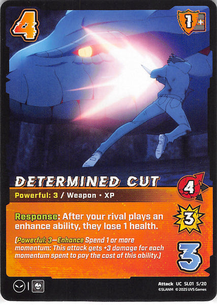 Solo Leveling Trading Card - SL01 5/20 UC UniVersus Determined Cut (Su ...