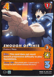 Solo Leveling Trading Card - SL01 6/20 UC UniVersus Enough of This (Sung Jinwoo) - Cherden's Doujinshi Shop - 1