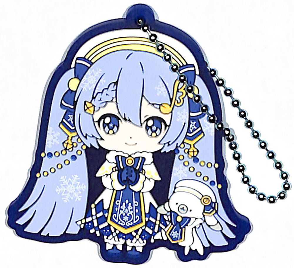 Vocaloid Strap - Gashapon Kuji B Prize Snow Miku 2021 Rubber Strap Snow Miku A (Miku Hatsune) - Cherden's Doujinshi Shop - 1