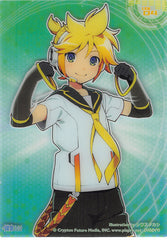Vocaloid Trading Card - LEN 04 (HOLO) Clear Card Collection Len Kagamine (Collection 1) (Len Kagamine) - Cherden's Doujinshi Shop - 1