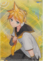 Vocaloid Trading Card - LEN 21 (HOLO) Clear Card Collection Len Kagamine (Collection 4) (Len Kagamine) - Cherden's Doujinshi Shop - 1