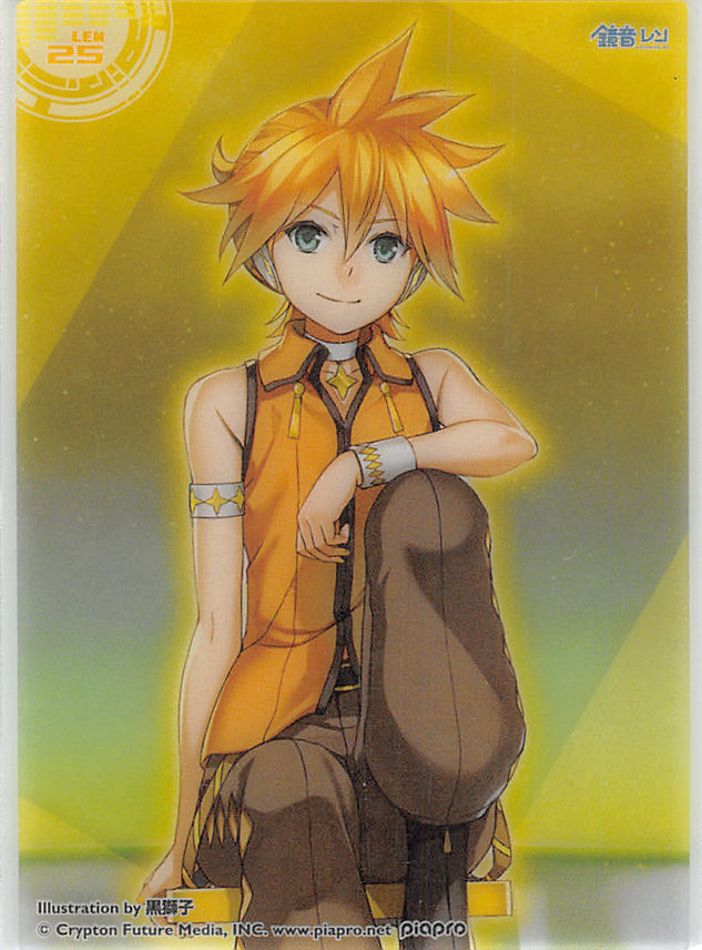 Vocaloid Trading Card - LEN 25 (HOLO) Clear Card Collection Len Kagamine (Collection 5) (Len Kagamine) - Cherden's Doujinshi Shop - 1