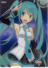 Vocaloid Trading Card - MIKU 10 (HOLO) Clear Card Collection Miku Hatsune (Collection 1) (Miku Hatsune) - Cherden's Doujinshi Shop - 1