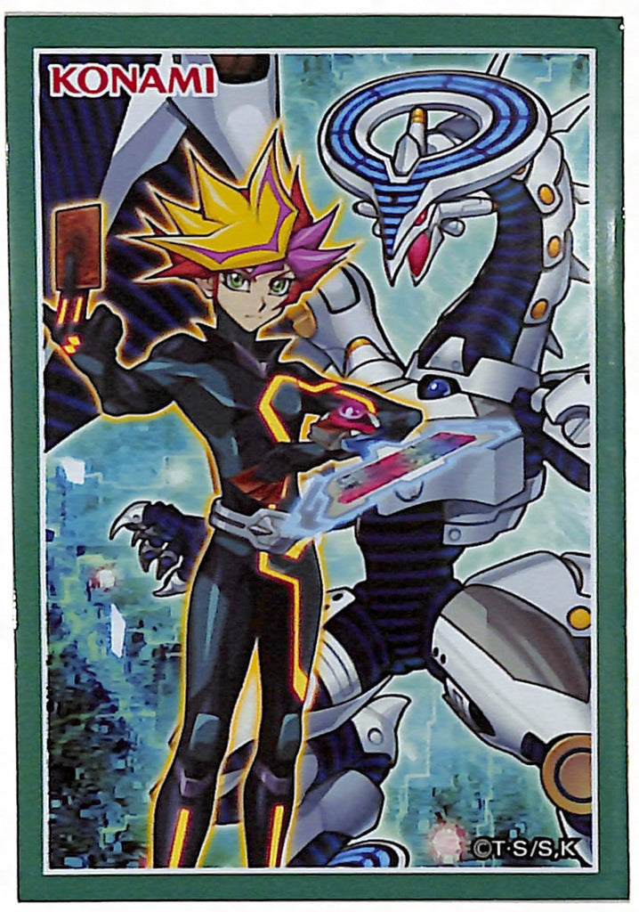 YuGiOh! VRAINS Trading Card Sleeve - Duelist Card Protector July 2017 Yugioh Day Participant Prize: Playmaker & Firewall Dragon Card Sleeves (Playmaker) - Cherden's Doujinshi Shop - 1