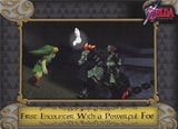 Legend of Zelda Trading Card - 16 First Encounter with a Powerful Foe (Link vs Ganondorf / Ocarina of Time) (Link and Ganondorf)