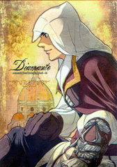 Assassin's Creed Doujinshi Comic Book Ezio Claudia Leonardo Da Vinci Diamante