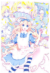 Angels of Death Postcard - Unagiya 12 Ray in Wonderland Post Card (Ray) - Cherden's Doujinshi Shop - 1