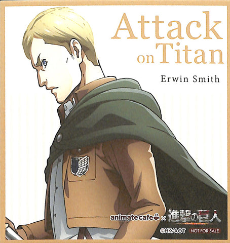 Attack on Titan Coaster - Animate Cafe Season 2 Mini Mini Present Card Erwin Smith (Erwin Smith) - Cherden's Doujinshi Shop - 1