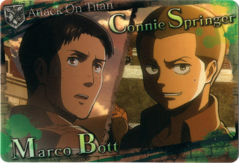 Attack on Titan Trading Card - Angriff.1 (2289681): 08 Normal Wafers Connie Springer and Marco Bott (Connie Springer) - Cherden's Doujinshi Shop - 1