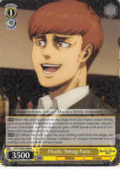 Attack on Titan Trading Card - AOT/SX04-008 R Weiss Schwarz (HOLO) Floch: Smug Face (Floch) - Cherden's Doujinshi Shop - 1
