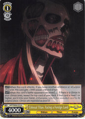 Attack on Titan Trading Card - AOT/SX04-010 U Weiss Schwarz Colossal Titan: Facing a Foreign Land (Colossal Titan) - Cherden's Doujinshi Shop - 1