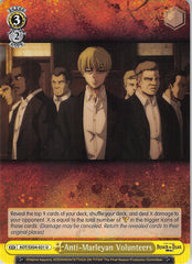 Attack on Titan Trading Card - AOT/SX04-021 U Weiss Schwarz Anti-Marleyan Volunteers (Yelena) - Cherden's Doujinshi Shop - 1