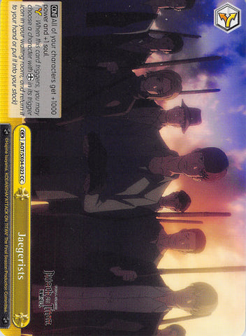Attack on Titan Trading Card - AOT/SX04-023 CC Weiss Schwarz Jaegerists (Jaegerists) - Cherden's Doujinshi Shop - 1