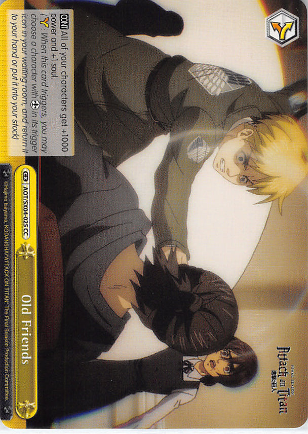 Attack on Titan Trading Card - AOT/SX04-025 CC Weiss Schwarz Old Friends (Armin) - Cherden's Doujinshi Shop - 1