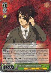 Attack on Titan Trading Card - AOT/SX04-031 R Weiss Schwarz (HOLO) Hange: Scout Regiment Commanding Officer (Hange Zoe) - Cherden's Doujinshi Shop - 1