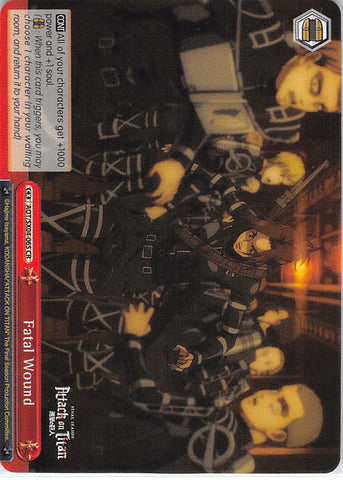 Attack on Titan Trading Card - AOT/SX04-065 CR Weiss Schwarz Fatal Wound (Sasha) - Cherden's Doujinshi Shop - 1