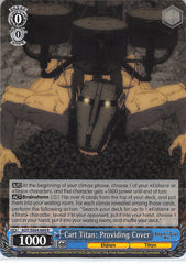 Attack on Titan Trading Card - AOT/SX04-069 R Weiss Schwarz (HOLO) Cart Titan: Providing Cover (Cart Titan) - Cherden's Doujinshi Shop - 1