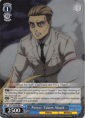Attack on Titan Trading Card - AOT/SX04-084 C Weiss Schwarz Porco: Taken Aback (Porco) - Cherden's Doujinshi Shop - 1