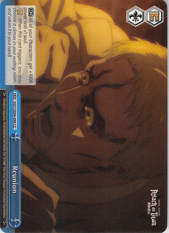 Attack on Titan Trading Card - AOT/SX04-098 CC Weiss Schwarz Reunion (Reiner Braun) - Cherden's Doujinshi Shop - 1