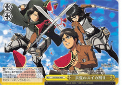 Attack on Titan Trading Card - CX AOT/S35-P04 Weiss Schwarz Splitting the Summer Watermelon (Levi Ackerman) - Cherden's Doujinshi Shop - 1