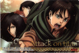 Attack on Titan Trading Card - Wafers (2384420): No.24 Normal Wafers Eren Levi and Mikasa (Eren Yeager) - Cherden's Doujinshi Shop - 1