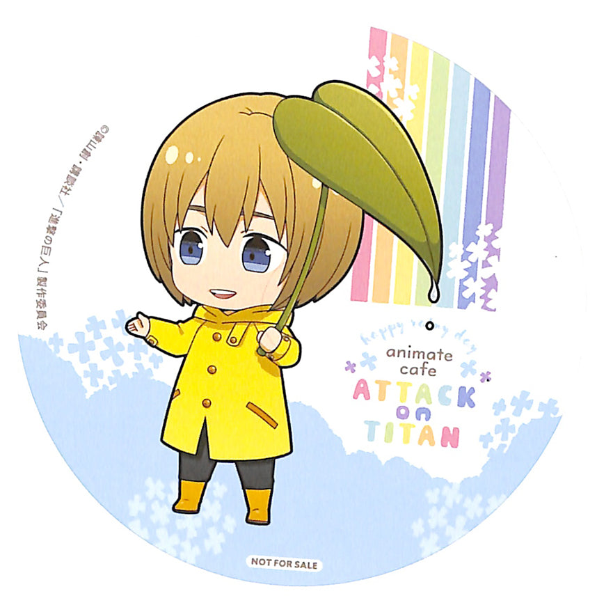 Attack on Titan Coaster - Season 3 Part 2 x Animate Cafe Menu Order Promo Coaster Armin Arlert (Armin Arlert) - Cherden's Doujinshi Shop - 1